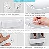 Nirxxiy Adjustable Wall Mounted Shoes Rack, Plastic Shoes Holder Storage Organizer, RV Storage