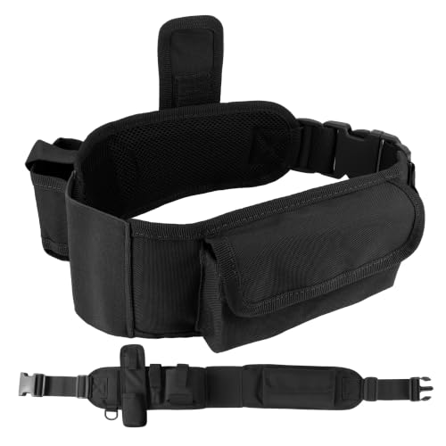 RUNCL Lightweight Utility Waist Pack, Adjustable Quick-Release Equipment Belt for Fishing, Hiking, Camping, Travel and Outdoor Use