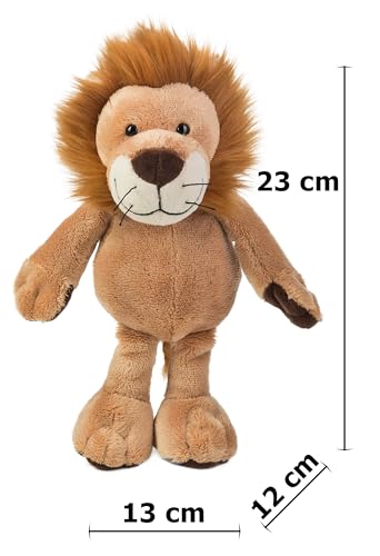 Plüsch Löwe „Kumba“ – Schaffer 4822 - Kuscheltier Löwe - weich & flauschig - Stofftier für Babys & Kinder ab 0 Jahren – Waschbar - Größe M - 23 cm - braun