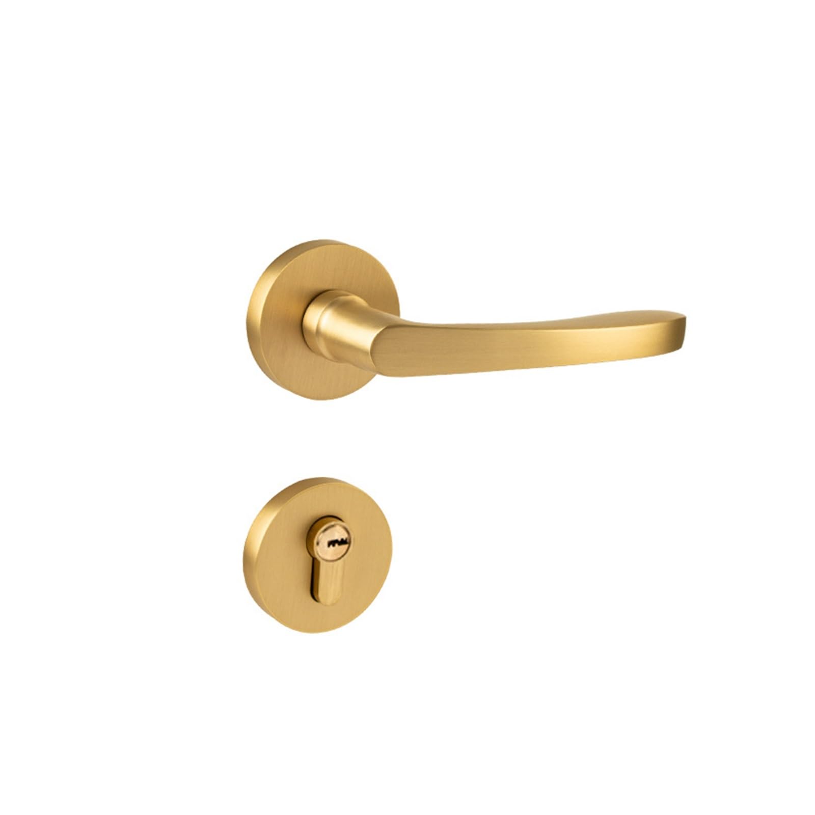 Poignée de porte en laiton pour bureau à la maison et espace de travail serein
