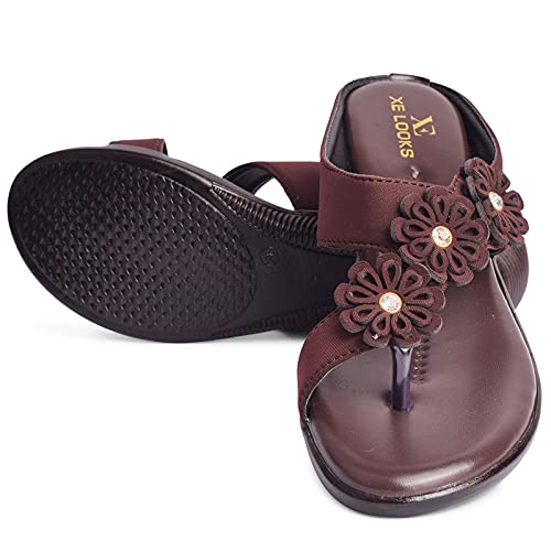 Image of XE Looks Comfortable Soft Wedge Slippers For Women