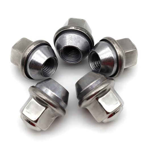 Tuercas de rueda de coche OE 2434886 M12x1,5 acabado plata de alta durabilidad