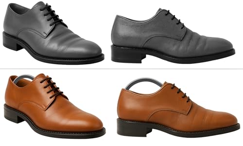 Incutex 5 Paar Schuhspanner variabel Gr. 38-44, Schuhformer aus Kunststoff, Schuhstrecker für Damen und Herren für Sneaker, Turnschuhe, Ballerinas, Loafers, schwarz