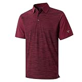 M MAELREG Mens Polo Shirts Short Sleeve Performance Moisture Wicking Quick Dry Casual Golf Polo Shir