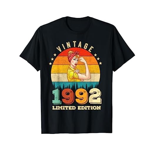 Vintage 30 cumpleaños 1992 Edición Limitada Mujeres 30 Años Camiseta