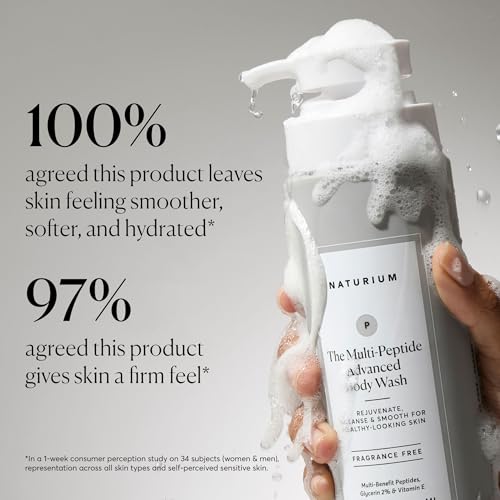 Image of Naturium Multi-Peptide Advanced Body Wash, Rejuvenate, Cleanse & Smooth, with Rice Amino Acids & Vitamin E, 500 mL / 16.9 fl oz