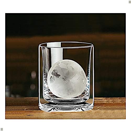 Sun's Tea Strong Double Wall Insulated Old-fashioned Whiskey Glasses | Classic Scotch Whiskey Glasses | Bourbon Rocks Glasses (9 Ounce /265ml, Set of 2) -- Manhattan Style