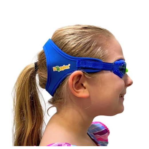 Frogglez Kids Swim Goggles with Pain-Free Strap | Ideal for Ages 3 – 10 in Swimming Lessons | Leakproof, No Hair Pulling, UV Protection | Swimming Goggles for Kids Recommended by Olympic Swimmers
