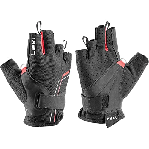 Gants Leki Nordic Breeze Shark Short pour marche nordique en été