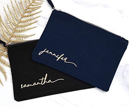 Bridesmaid Cosmetic Bags, Bridesmaid Gifts, Maid of Honor Makeup Bags, Bridesmaid Gift Box, Personalized, Toiletry Bags, Ask Bridesmaids