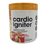 Top Secret Nutrition Cardio Igniter Pre-workout Supplement with Beta-alanine, L-Carnitine, and Red Beet Extract, 6.35 oz. (180g), (30 Servings) Fruit Punch