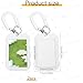 2 Pcs Aylic Photocard Holder with Metal Keyring 3 Inch ID Badge Holder Hard Badge Holders Bus Credit ID Bank Card Holders for Nurse Doctor Teacher