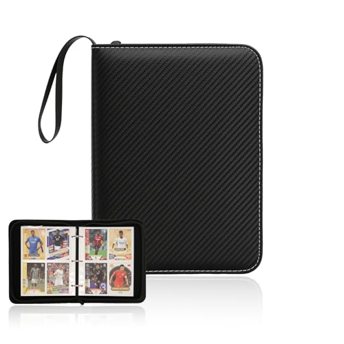 4 Pocket Trading Card Binder, Premium PU Card Collection Binder,400