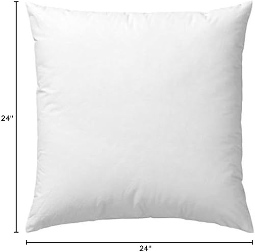 Miniatura 2 de Funda 100% algodón, almohada de plumas y plumón, el mejor uso para almohadas decorativas y para personas que duermen firmemente, tamaño 17 x 18