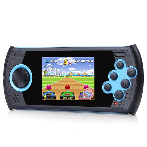 16 Bit Handheld Game for Kids Built-in 230 HD Classic Retro Video Games USB Rechargeable 3.0 Inch Childrens Travel Electronics Toys Portable Gaming Player...