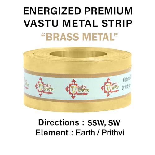 Image of Brass Strip | 1 INCH | Pack of 1 | Remedy for Vastu Strips | Width-25mm, Thickness-0.2mm, Length-100 Feet Approx.
