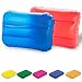 ANTEVIA - Lot de 5 Coussins gonflables de Plage ou Camping 25 x 32cm | Plus DE 20 MODÈLES | Matelas bouée Piscine | Matière: PVC | Couleurs: Bleu Jaune Orange Vert Violet (Égeo)