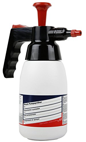 Pulvérisateur pression Gâchette – 1,0 L – pour tous les produits chimiques et solvants, plusieurs Jet Vaporisateur réglable par rotation de la brosse