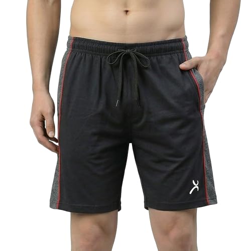 Image of Amul Comfy Men Ultra Soft Cotton-Rich Drawstring Lounge Shorts