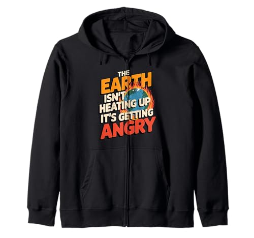 Calentamiento Global Cambio Climático Día de la Tierra Sudadera con Capucha