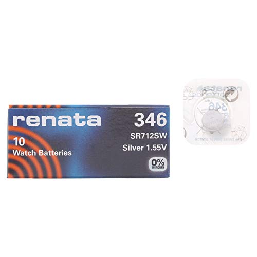 Batería para reloj Renata 346 Watch Battery 335 miniatura 2