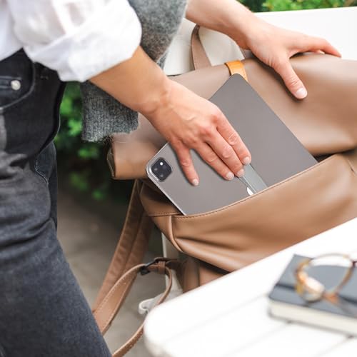 TECHGEAR Support pour tablette - Sangle adhésive élastique universelle pour tablette, iPad, Samsung Tabs, Lenovo, appareils portables et plus - Argenté – vue 5