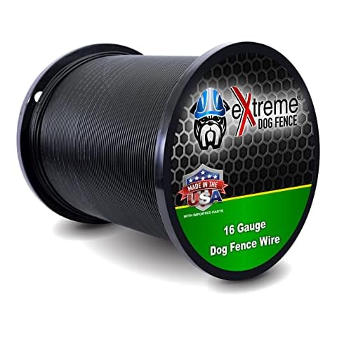 Universally Compatible Underground Fence Cable - 1000 Feet of 16 Gauge Wire for All Models of In-Ground Electric Dog Fence Systems (1 Acre Coverage) Cover