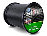 Universally Compatible Underground Fence Cable - 1000 Feet of 16 Gauge Wire for All Models of In-Ground Electric Dog Fence Systems (1 Acre Coverage)