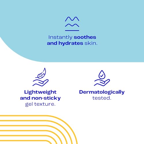 E45 Cooling Sensitive After Sun Gel for Face and Body - Dermatologically Tested & Fragrance-Free - Soothing Non-sticky Formula - Suitable For Dry, Sensitive and Eczema Prone Skin (150ml) - Image 3