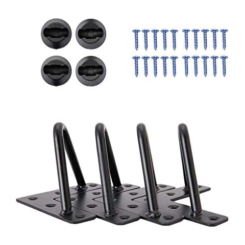 Signstek Heavy Duty Hairpin Furniture Legs Set Cover