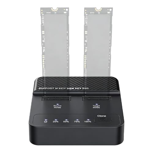 Cloner un SSD M.2 NVMe saturé facilement grâce à la station double baie 20Gbps