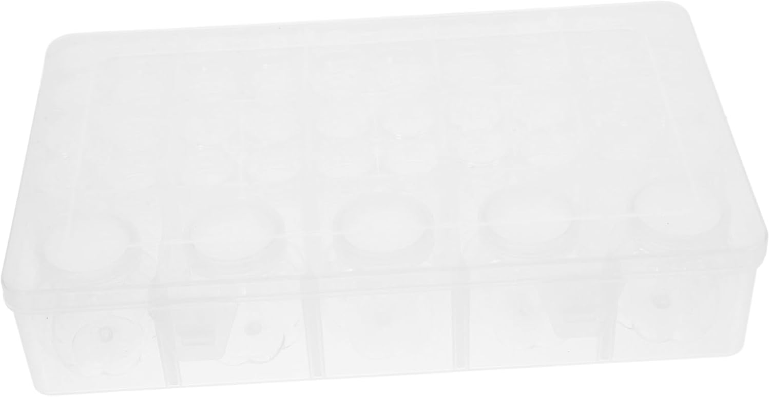 DOITOOL 45grids Bead Organizer Box Plastic Jewelry Storage Containers Craft Organizer Box Dividers Labels