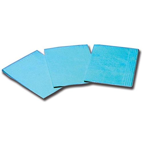 Dispotech - Tücher Politenate 33x45 cm, bestehend aus 1 Schicht Zellulose und 1 Schicht Pliethylen, hellblau, 25231