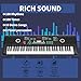 61 keys piano keyboard, Electronic Digital Piano with Built-In Speaker Microphone, Portable Keyboard Gift Teaching for Beginners, electric piano for kids, Birthday Gift for Children