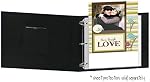 Pioneer 12-Inch by 12-Inch Fabric 3-Ring Binder Album with Window, Blue
