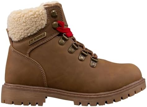 Lugz Women's Grotto Fleece Fashion Boot, Roasted Cashew/Natural/Gum, 10 | Image 2