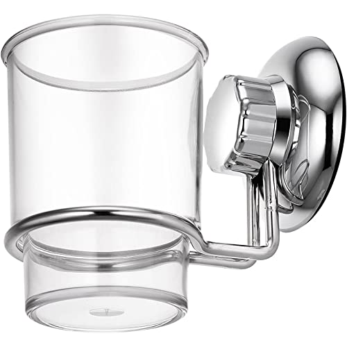 Ghyi Toothbrush Holder Cup, 2Pcs Replacement Glass Tumbler Toothbrush Cups For Wall Mounted Toothbrush Holder, Reusable Mouthwash Mug Dispenser For Bathroom Accessory (Frosted) #TOP3