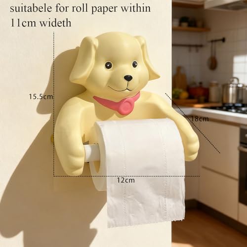 Soporte para rollo de papel higiénico de perro para ahorrar espacio 3