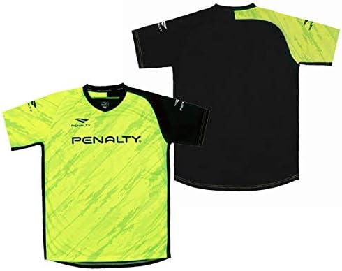 Amazon Co Jp ペナルティ サッカー フットサル 半袖シャツ バイアスカモボーダープラトップ メンズ L メンズ フラッシュイエロー ファッション