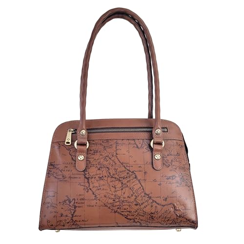 Image of Patricia Nash Calvi Satchel (Brown, One Size)