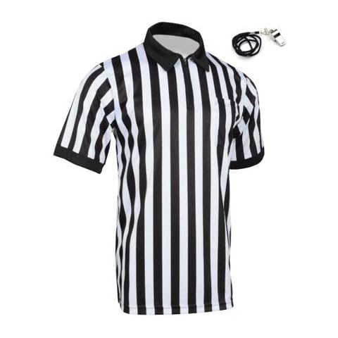 Total Soccer Factory Striped Referee Jersey (M (Chest: 44")) Cover