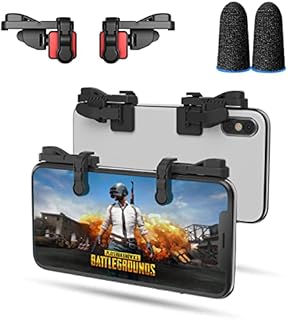 1 pairMobile Game Controller Gamepad Compatible with PUBG Mobile/Fortnitee Mobile/Call of Duty Mobile, Compatible with iPhone/Android, IFYOO Z108 Sensitive Shoot and Aim L1R1 Triggers
