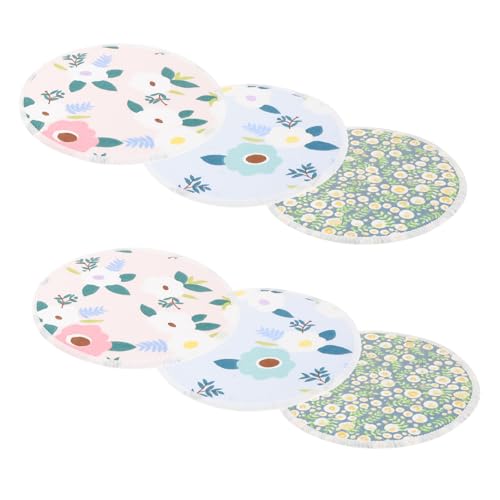 UPKOCH 6 Piezas Bolsa De Almacenamiento Reutilizable Almohadillas para El Reutilizables Intimas Sujetadores De Lactancia para Mujeres Accesorios Bragas Fibra De Bambu