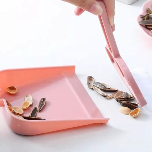 MUMQAQ Mini-Besen-Kehrschaufel-Set, 3 Farben, kleine Reinigungsbürste, Müllreinigung, Haushaltsreinigung, Tischzubehör, Schaufel – Bild 6