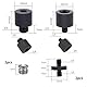 Bamyli Stativ Adapter 1/4 auf 3/8 Zoll Gewinde Stativ, 3/8 auf 1/4 Zoll Stativ Schraube Kamera Gewinde Adapter, Stativ Doppelschraube Set Stativgewind Adapt für Kamera Mikrofonstativ Lampenstative