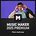 Produktbild MAGIX Music Maker 2025 Premium  MUSIC MADE EASY | Audio Software | Musikprogramm | für Windows 10/11 | 1 PC-Volllizenz für 2 Geräte in praktischer Versandbox