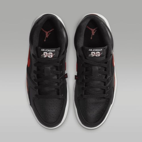 NIKE Jordan Stadium 90 Women's Shoes (FB2269-001, Black/White/Sail/Gym Red) Size 7.54