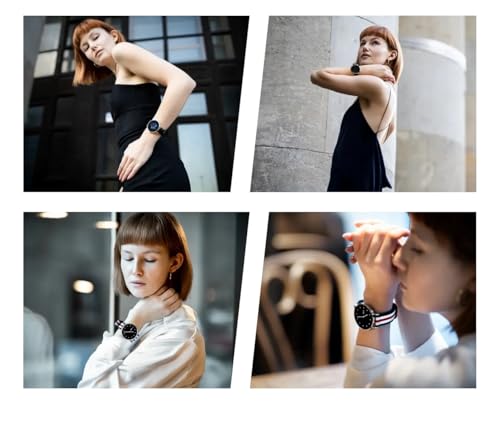 Garett Smartwatch Verona - Orologio Smart Donna Uomo - 1.3" Amoled IP67, Bluetooth Gps Monitor Sonno Pulsossimetro Attività Contapassi, Argento, Acciaio, One Size, Casual - 4