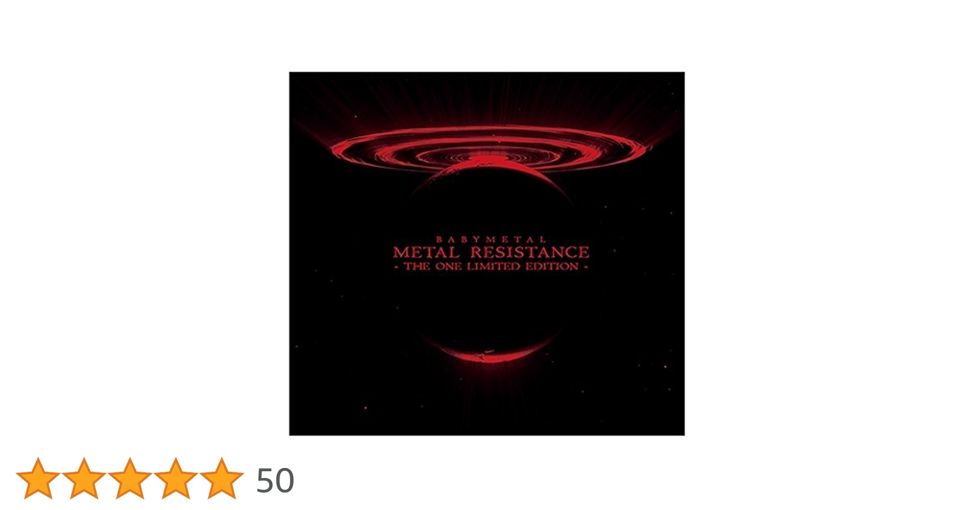 BABYMETAL CD + Blu-ray Album METAL RESISTANCE THE ONE LIMITED