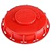 Couvercle de réservoir IBC, réservoir d'eau IBC ventilé Couvercle respiratoire Adaptateur de capuchon en plastique rouge [A]